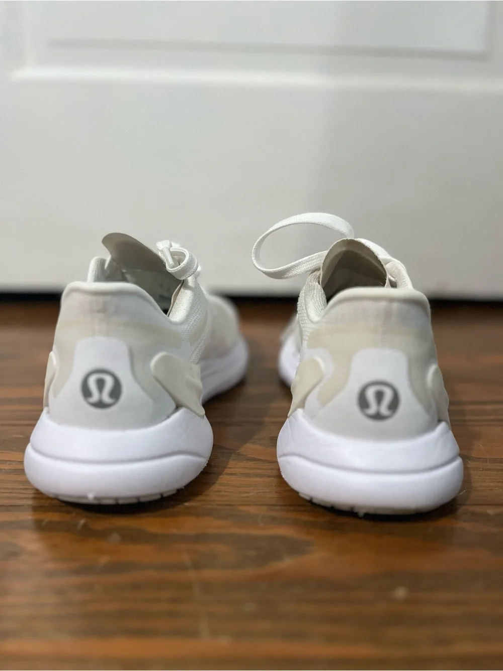 lululemon athletica White and Beige Women's Athletic Sneakers size 7